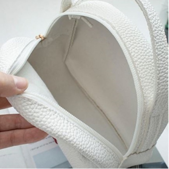 Gray Faux Leather Crossbody Bag - Picture 7 of 7